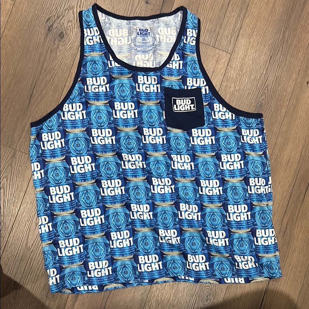 Blue Tank Top for Men